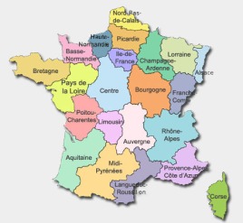Le regioni francesi nel 2014