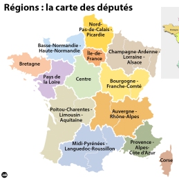 le nuove regioni francesi nel 2016
